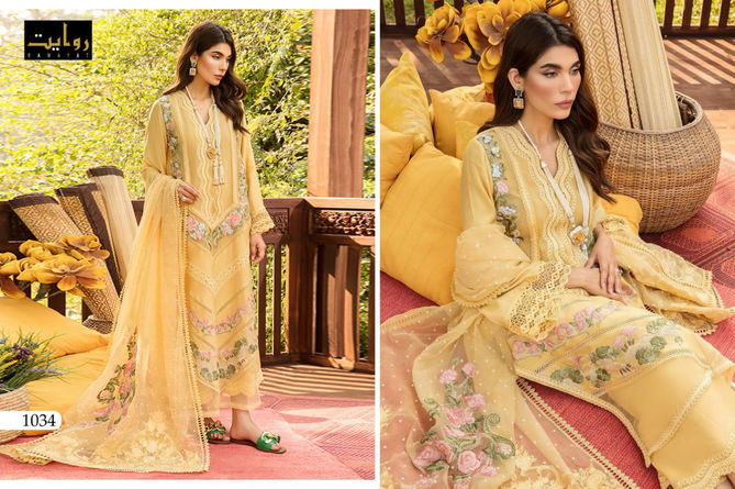 Rawayat Sana Safinaz 6 Pure Cotton Ethnic Wear Embroidery Pakistani Salwar Kameez